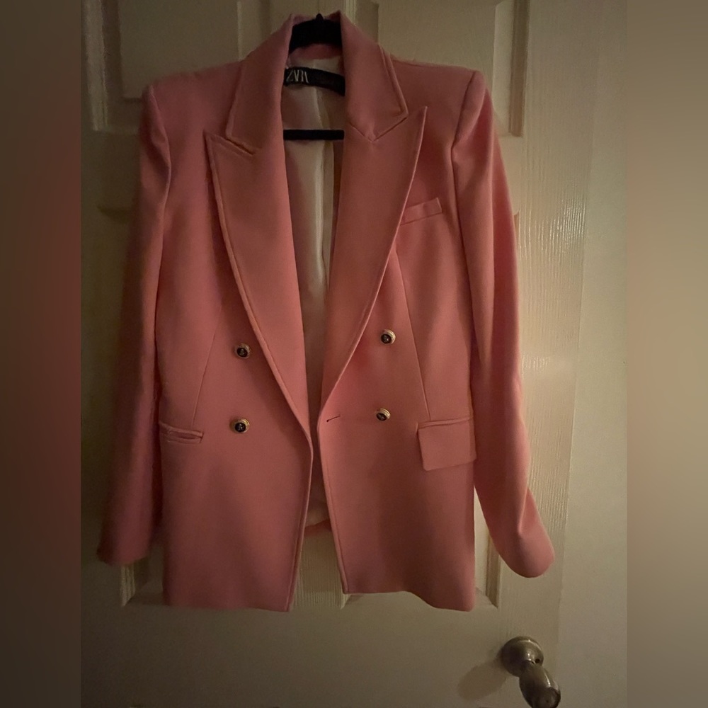 Zara Blush Pink Blazer